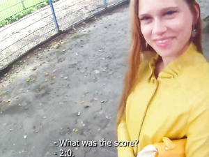 Outdoors POV Banging With A Cute Teen Girlfriend