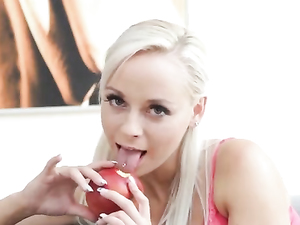 Small Tits Blonde Teen Gets Dirty In A Solo Session